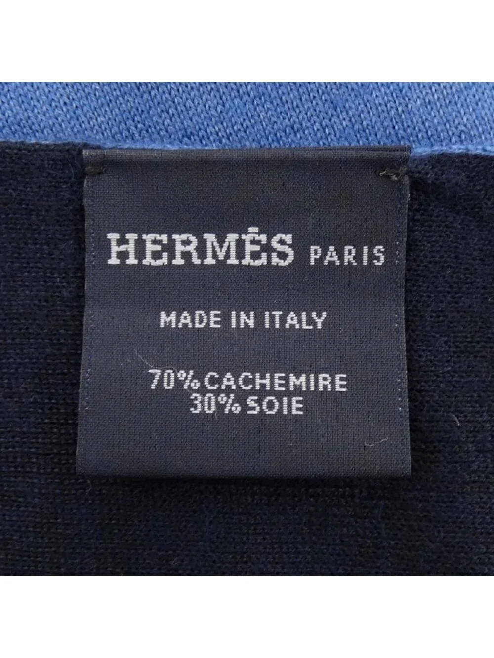 Hermes Scarf Blue